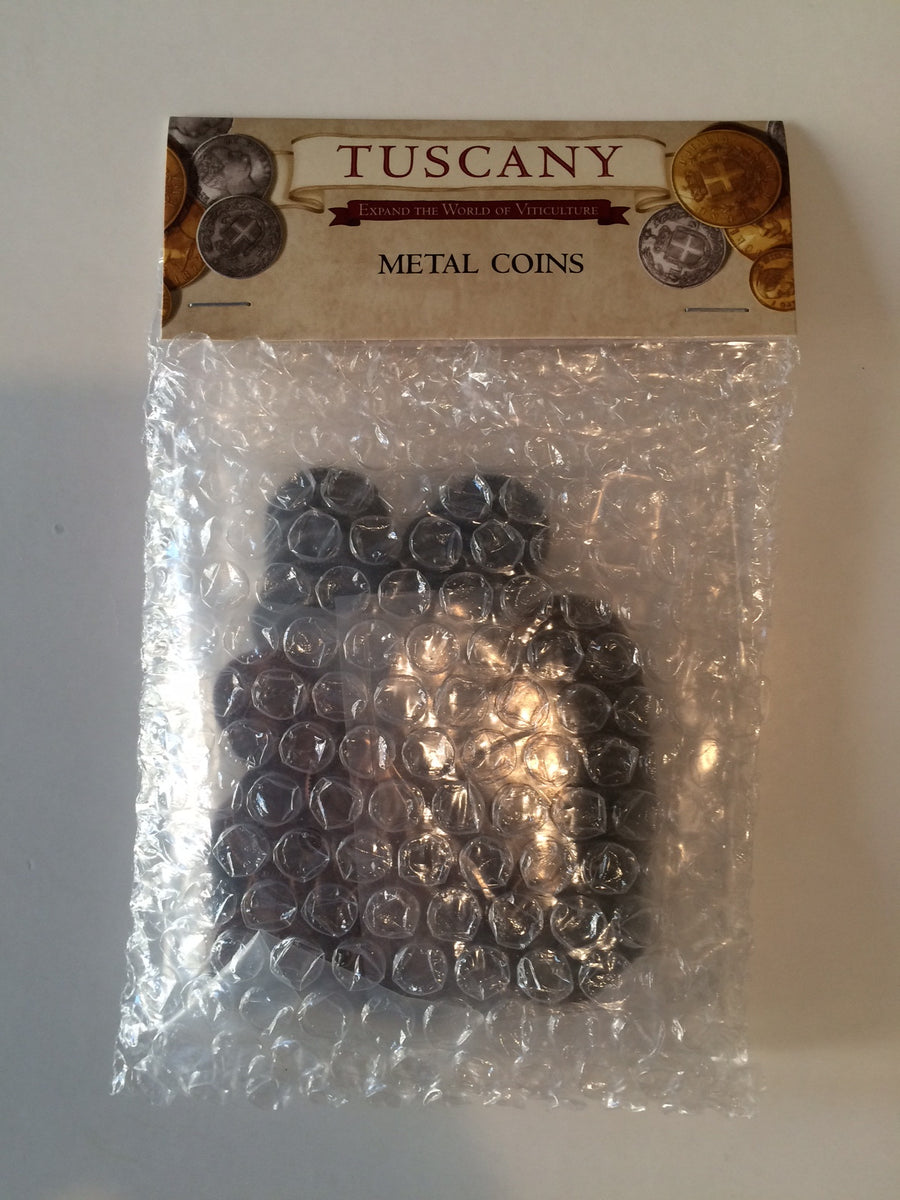 Stonemaier Games Viticulture: Metal Lira Coins Stonemaier Games Viticulture: Metal Lira Coins