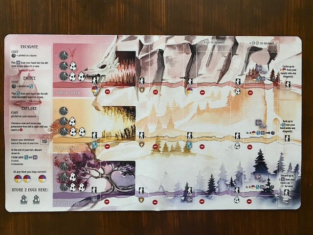 Natural Rubber Playmat (1) for Wyrmspan (Stonemaier Games)