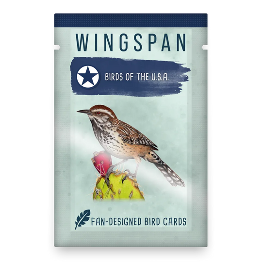 Wingspan Fan-Designed Bird Promo Pack: Birds of U.S.A. (Stonemaier Games) - 25 New Bird Cards!