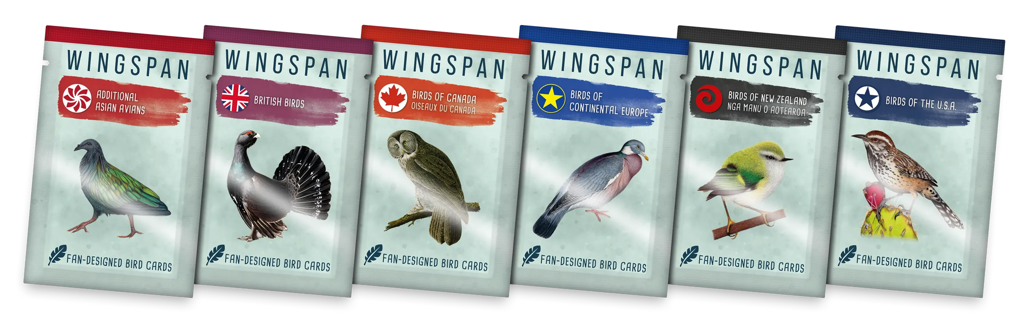 Wingspan Fan-Designed Bird Promo Packs: Set 1 – Stonemaier Games