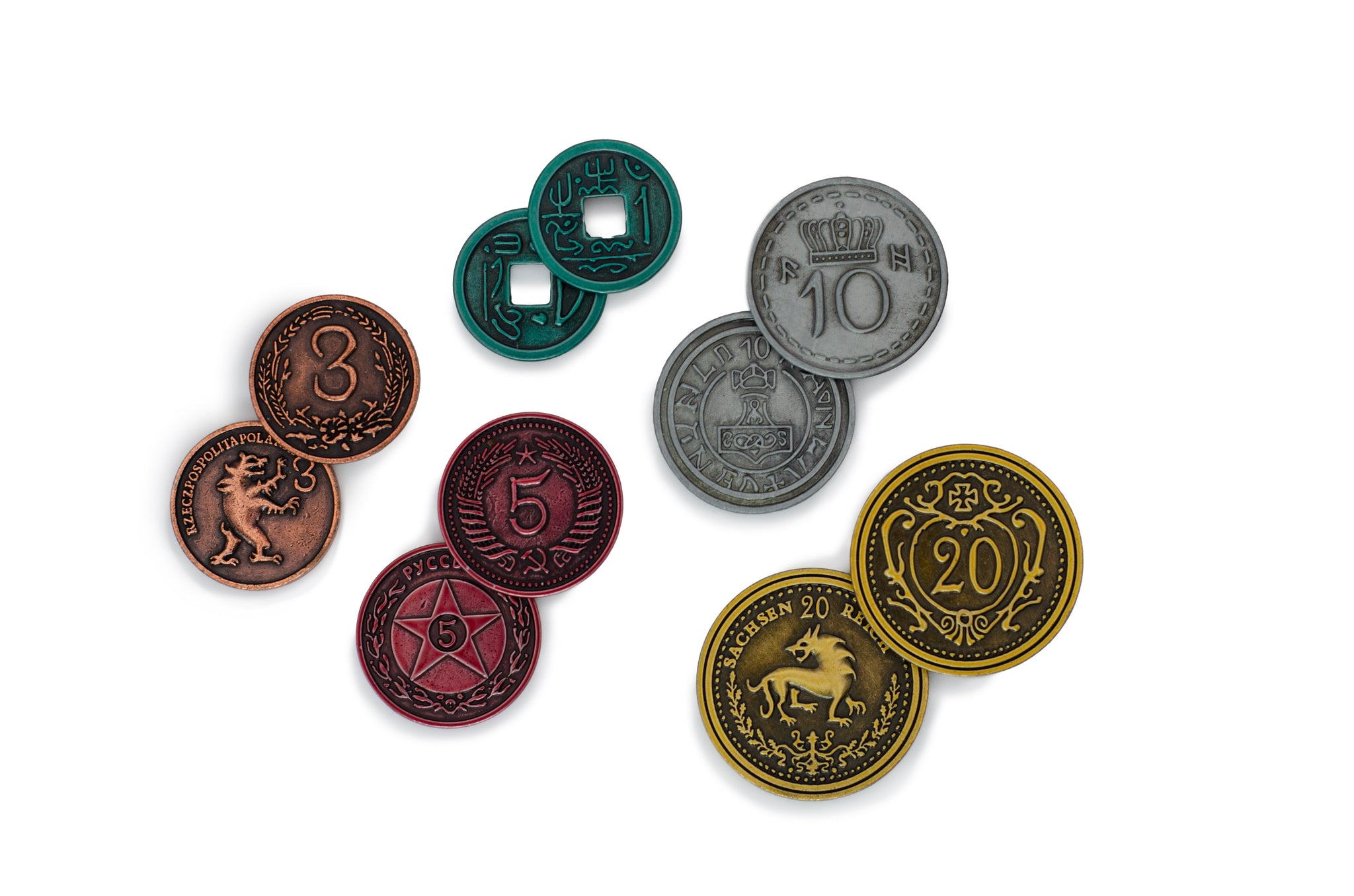 80 Metal Coins (Scythe & Expeditions) – Stonemaier Games