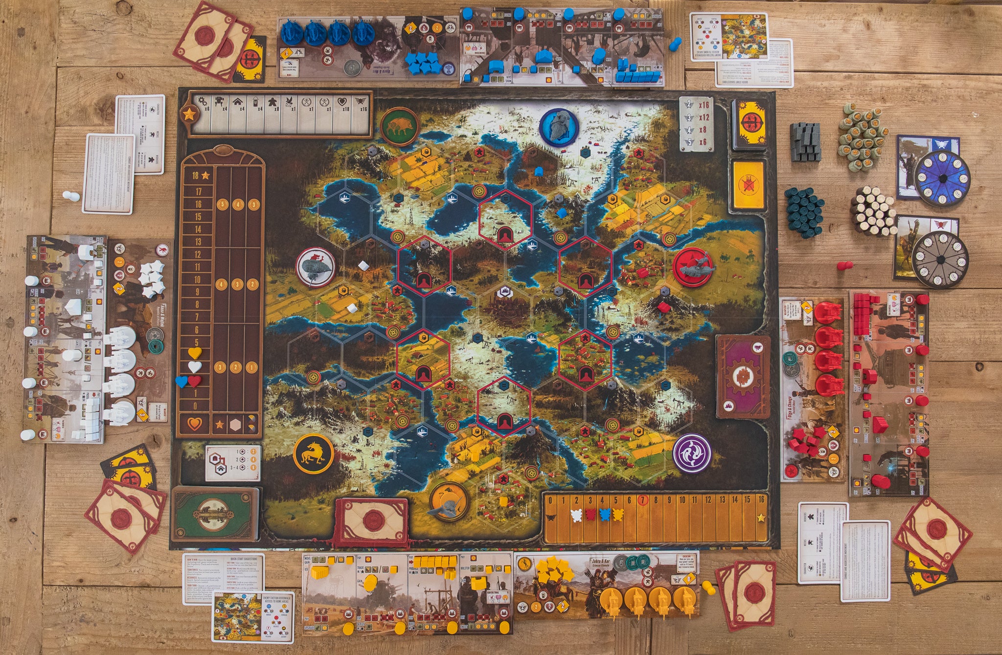 Stonemaier Games: Scythe (Base Game) | an Engine-Building, Area Control  Strategy Board Game Set in Dieselpunk 1920s Europe | for Adults and Family  