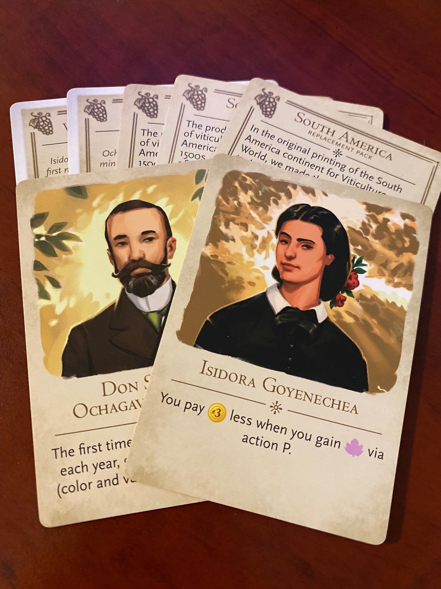 Viticulture World Replacement Cards: South America Stonemaier Games Viticulture World Replacement Cards: South America Stonemaier Games