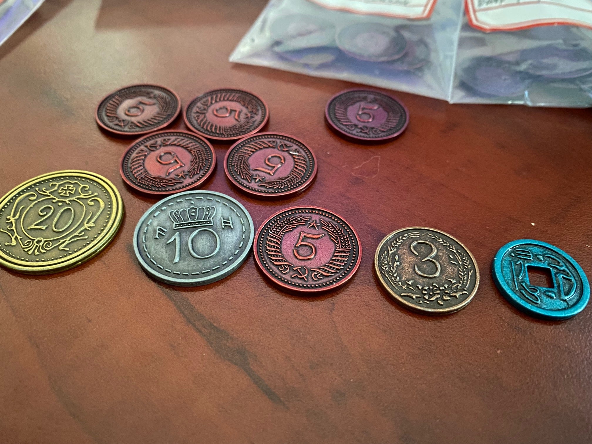 20 Metal Coins for Duel of Meloch