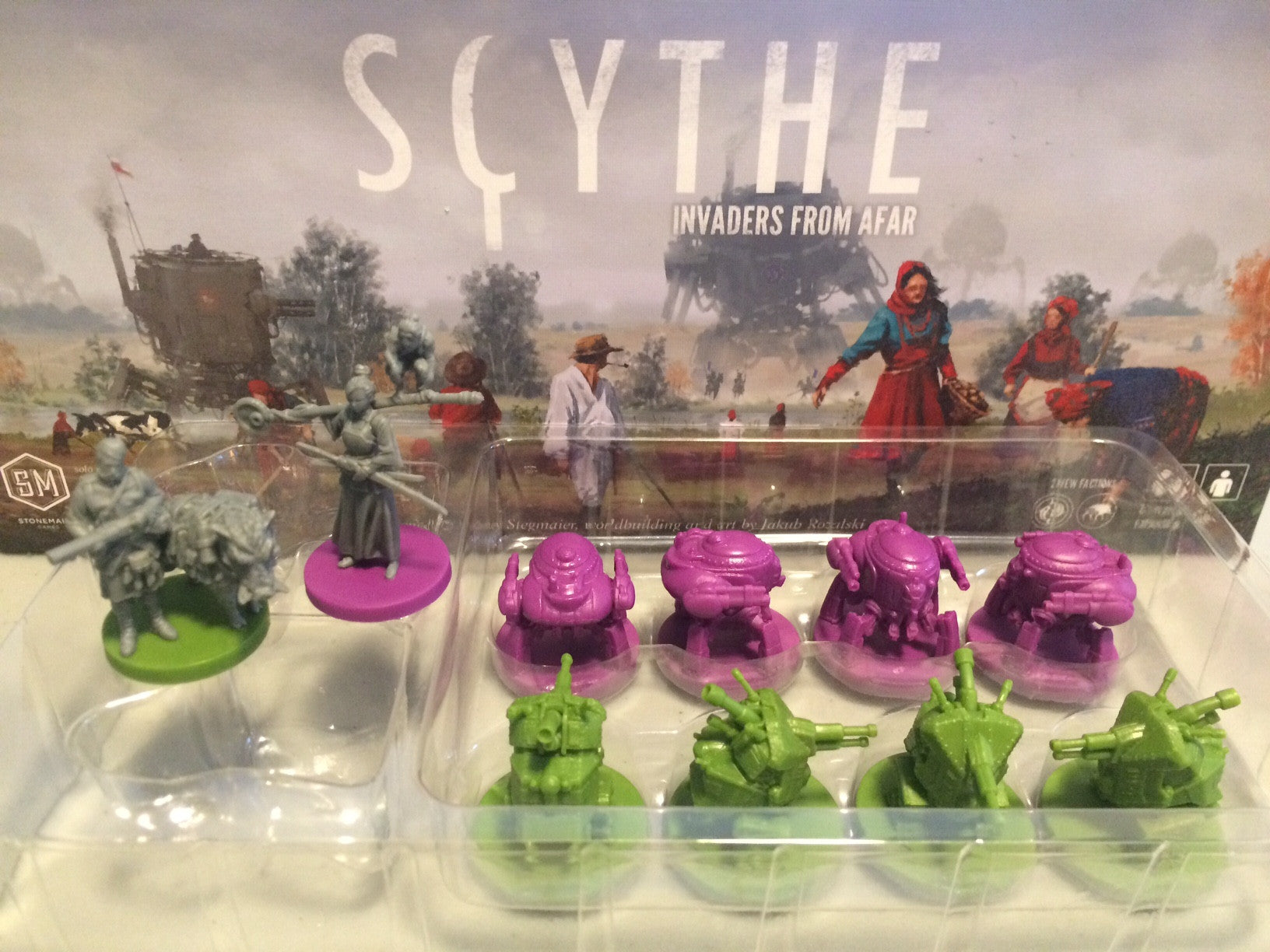 10 Scythe Invaders from Afar Miniatures – Stonemaier Games